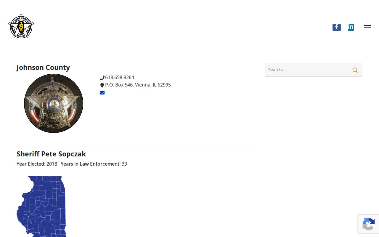 Johnson County Illinois sheriff directory and jail record contact source